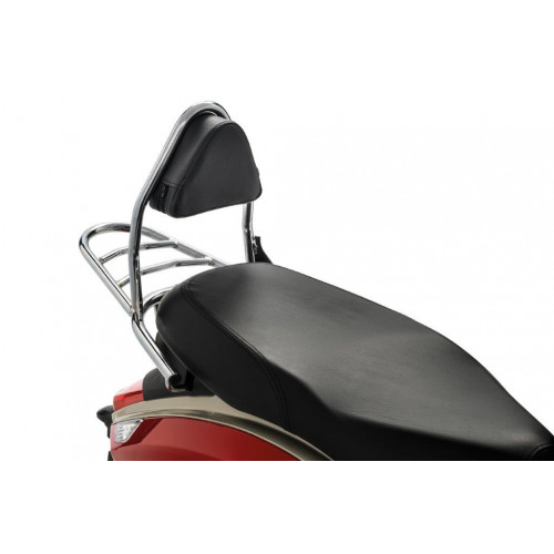 RR CARRIER WITH BACKREST, CHROME, MIO