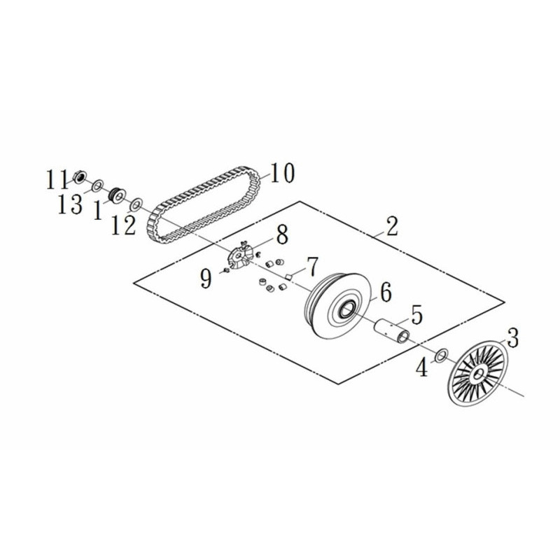 DRIVE PULLEY CUSHION(8PCS/SET)