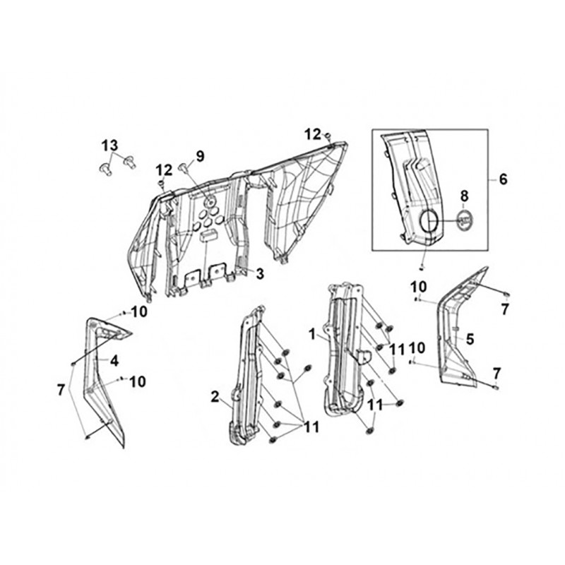 R. METER VISOR RUB
