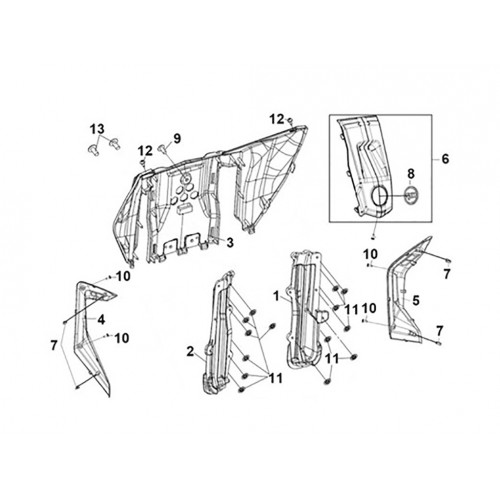 L. METER VISOR RUB