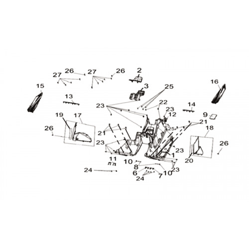 R. FL00R FAINING ASSY TYPE2 (BK-001C)