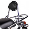 P-BAGAGES+SISSY BAR CHROME+COUSSIN NOIR