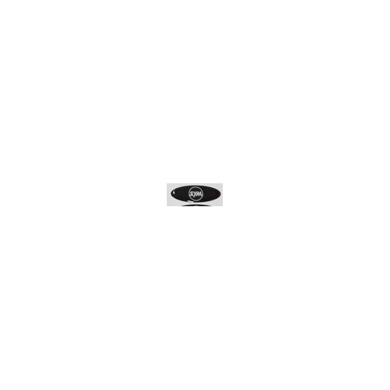 SYM OVALE DOME STICKER 19 X 73