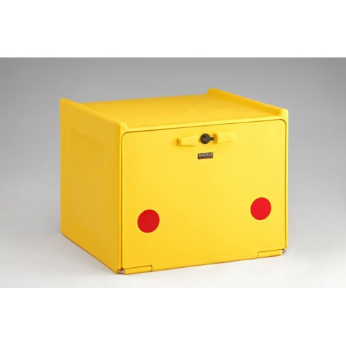 CAISSE DE LIVRAISON SCOOTER 90L JAUNE ISOTHERME