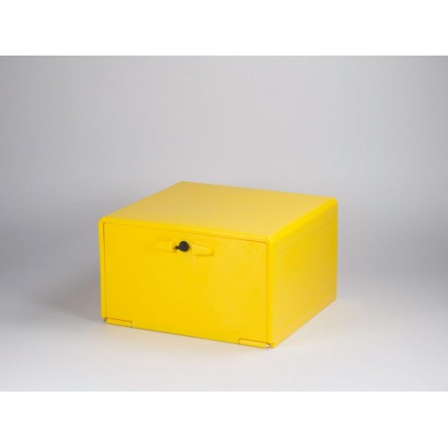 CAISSE DE LIVRAISON SCOOTER 85L JAUNE