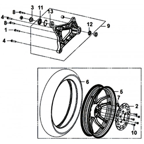 ROUE ARRIERE