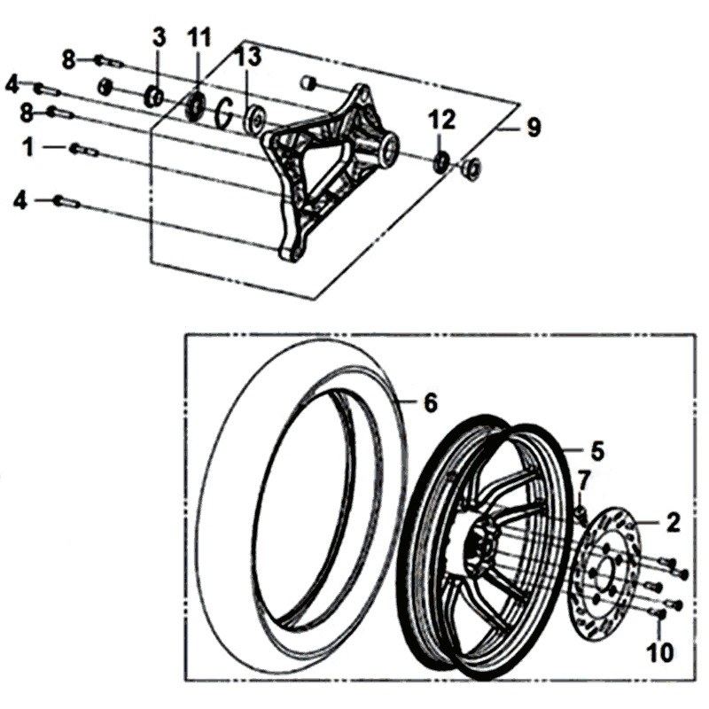 ROUE ARRIERE