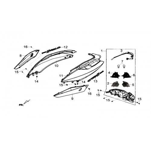 ADHESIF GAUCHE CITYCOM S300