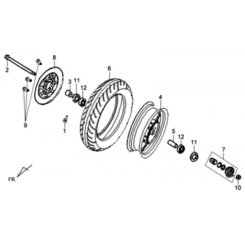 FR. BRAKE DISK9(M3)