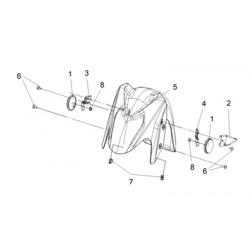 GARDE-BOUE AV ROUGE R-010CA
