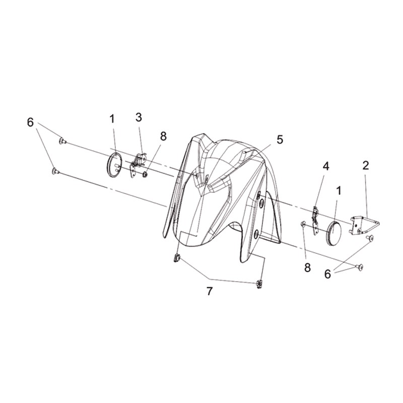 GARDE-BOUE AV ROUGE R-010CA