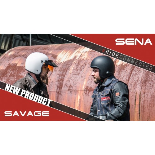 CASQUE SAVAGE SENA avec Intercom Bluetooth intégré TAILLE M
