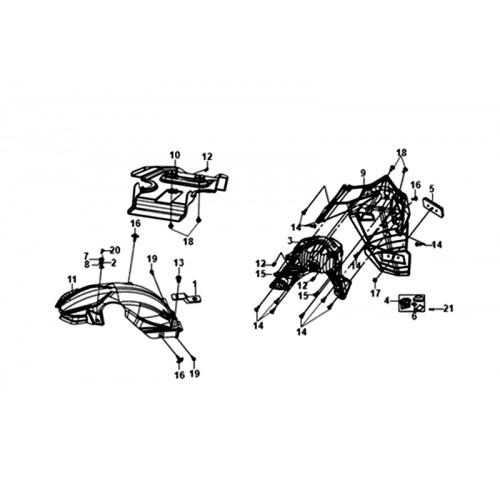 O2 SENSOR COUPLER STAY