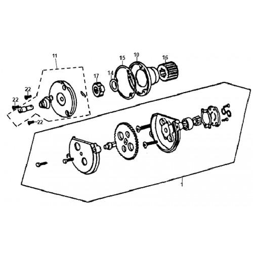 ROTOR POMPE HUILE