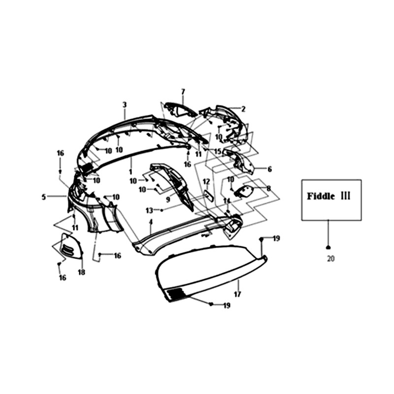 RH BODY COVER