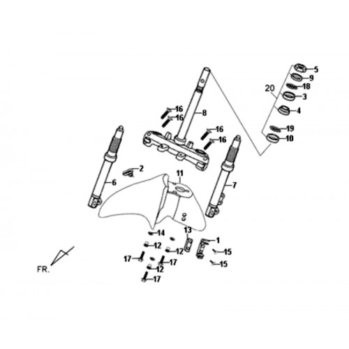 GARDE BOUE AV (Y8279)