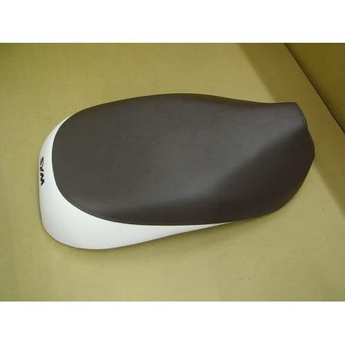 SELLE DOUBLE MARRON/BLANCHE