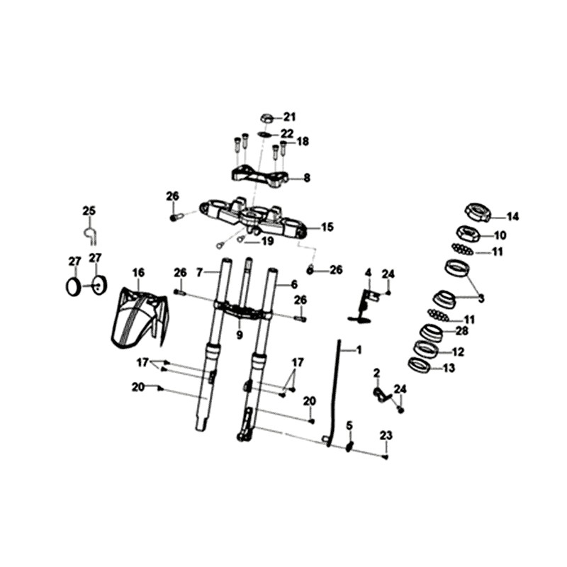 FORK TOP BRIDGE(GY-7450U)