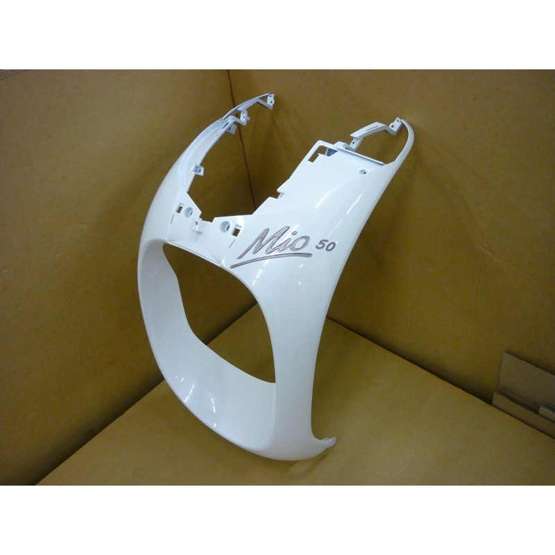 TABLIER BLANC WH-011S/ADHESIF MIO MARRON