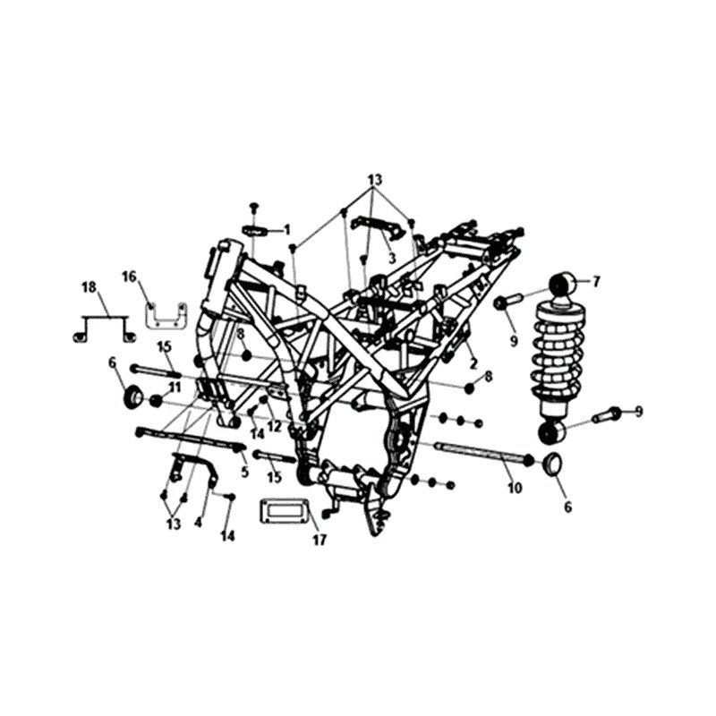 RR CUSHION ASSY