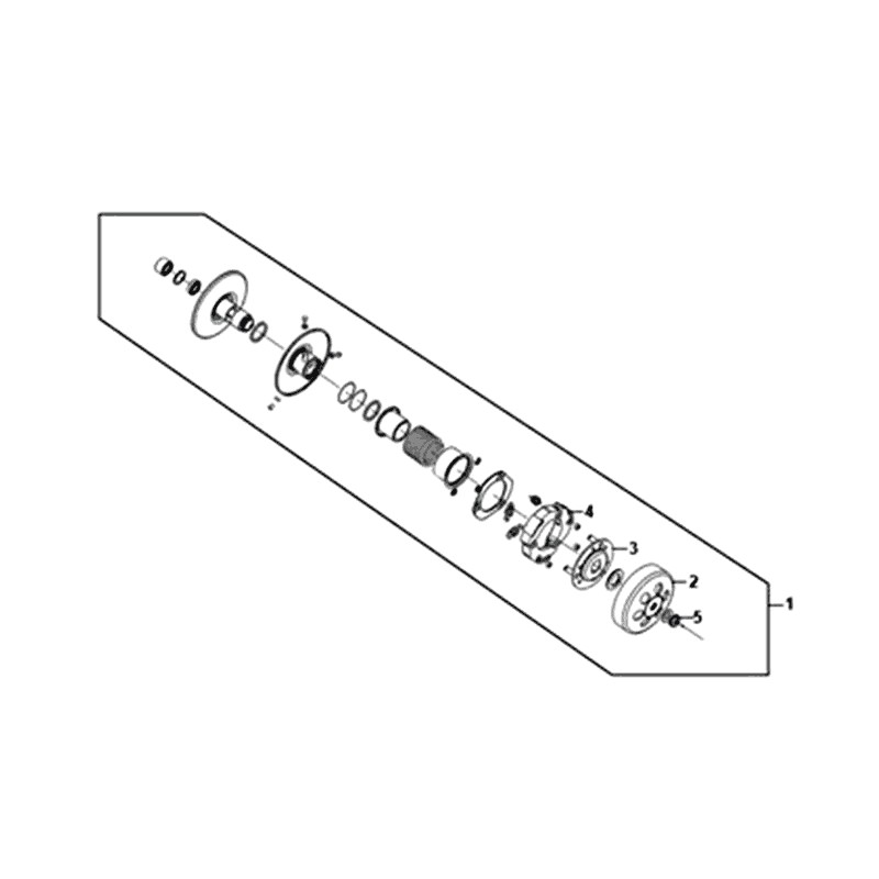 DRIVEN PULLEY SET