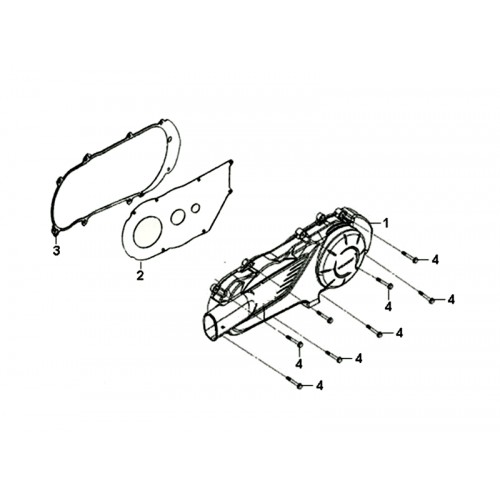L. CRANK CASE COVER