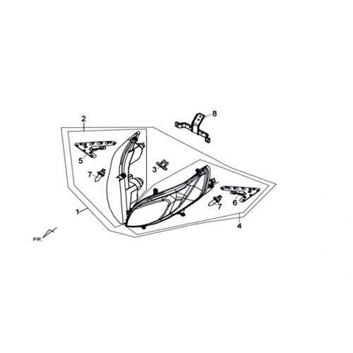 L. HEAD LIGHT ASSY