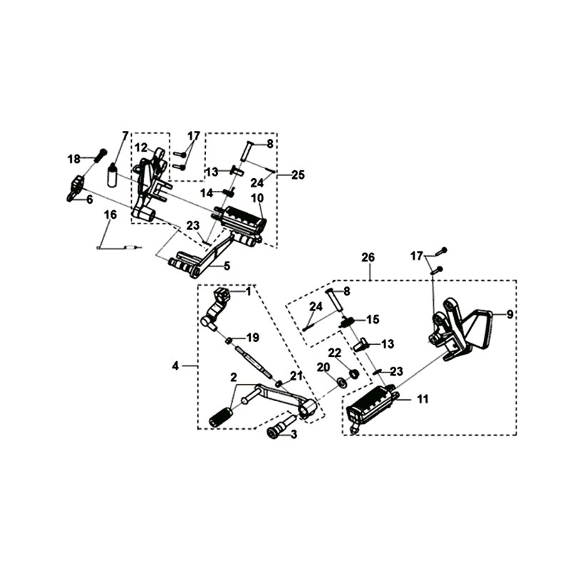 GEAR CHANGE PEDAL COMP
