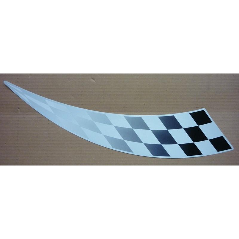 ADHESIF GAUCHE MIO RACING BLANC