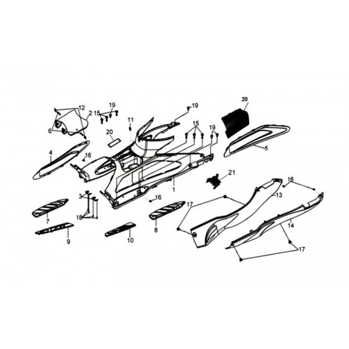 L SIDE COVER BU-283S