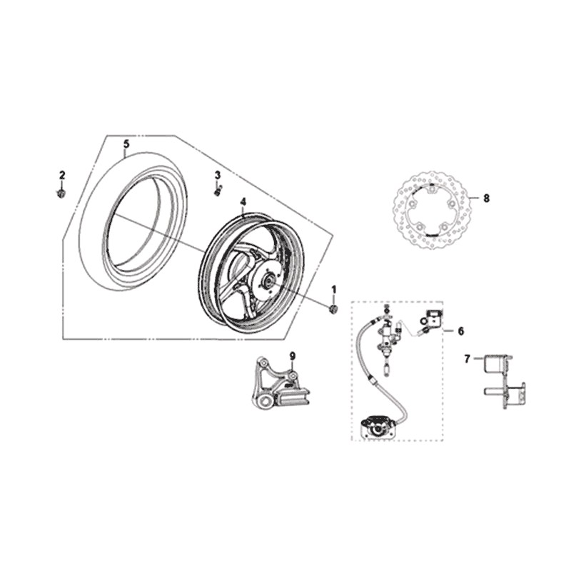 DAMPER DE ROUE AR
