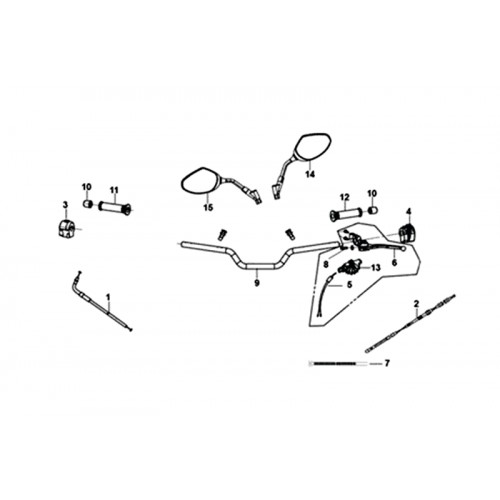 THROTTLE CABLE COMP.