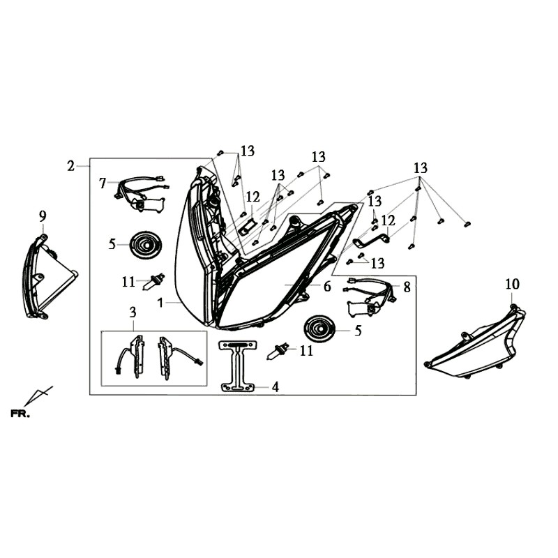 PROJECTEUR DROIT