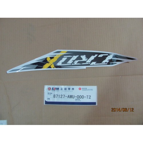 ADHESIF SUP FLANC D CROX/FOND GRIS