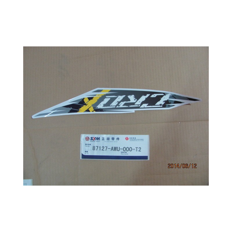 ADHESIF SUP FLANC D CROX/FOND GRIS