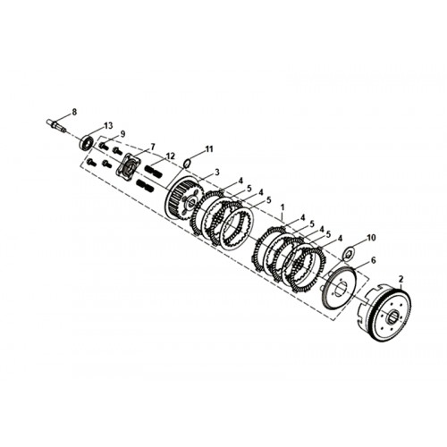 CLUTCH OUTER COMP.