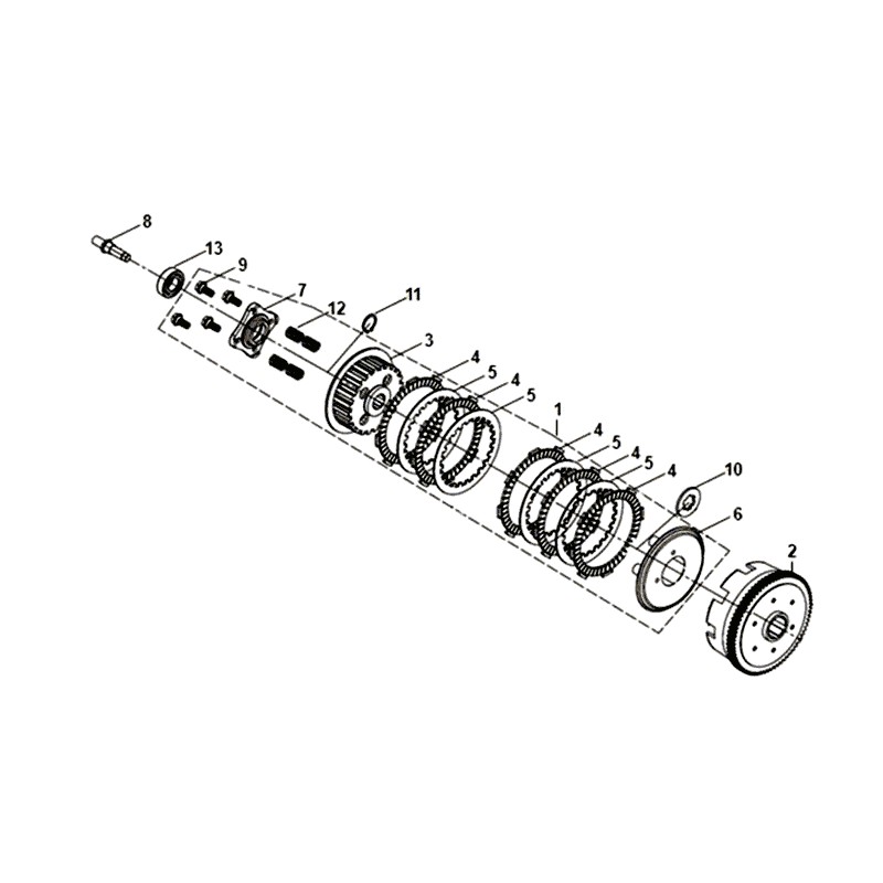CLUTCH OUTER COMP.
