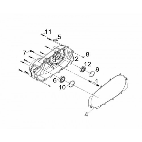 R COVER STUD BOLT M8