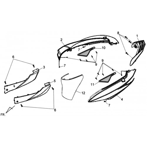 CARENAGE LATERAL G