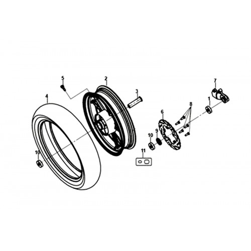 RR BRAKE BRKT