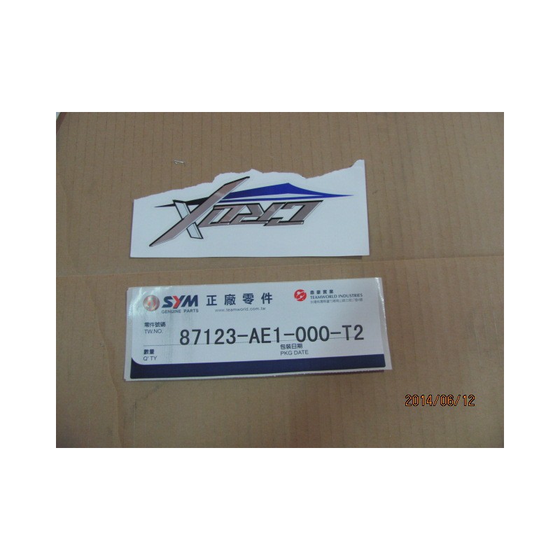 ADHESIF SUP GAUCHE CROX SURLIGNE BLEU
