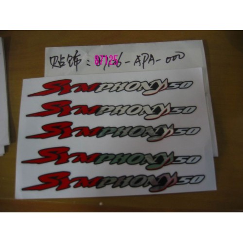 BODYCOVER STICKER SYMPHONY 50cc