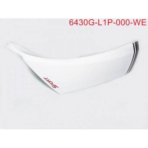 SPOILER DROIT BLANC WH-005C AVEC DECO