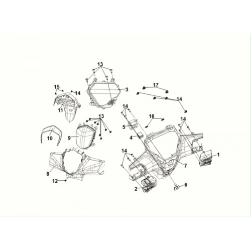 RR. HANDLE COVER(GY-010U)