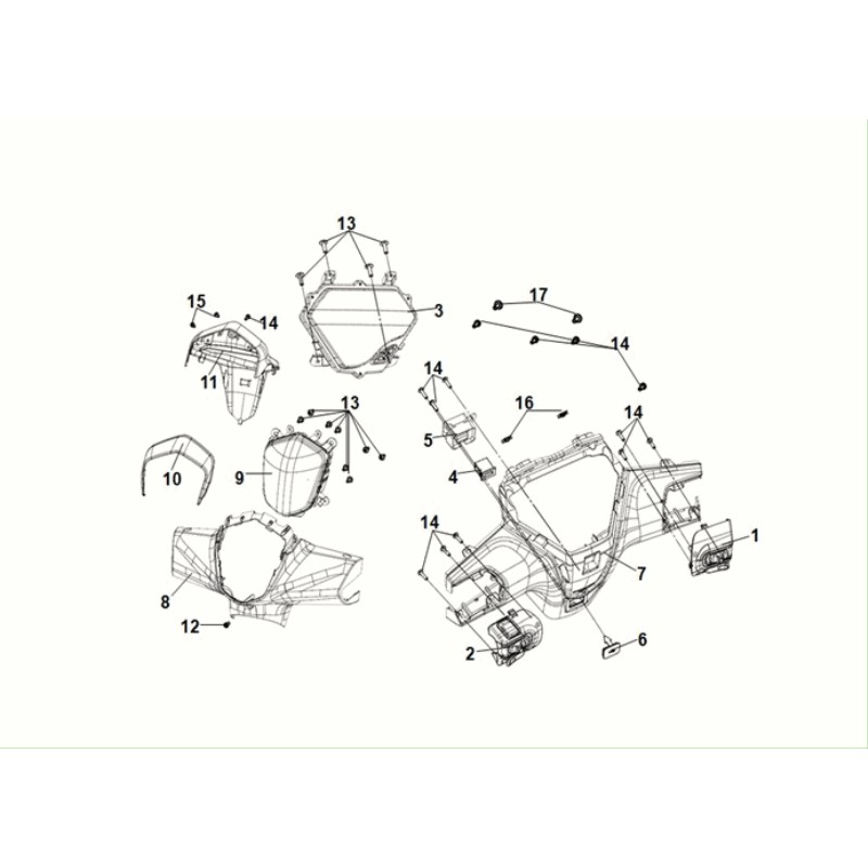RR. HANDLE COVER(GY-010U)