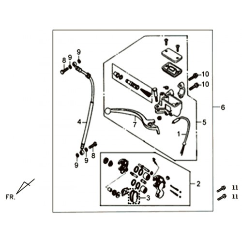FR. BRAKE ASSY