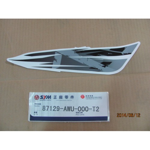 ADHESIF INF FLANC D CROX/FOND GRIS