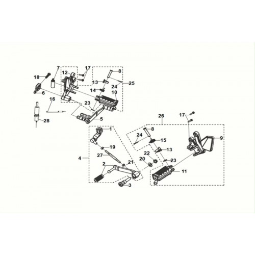 GEAR CHANGE ARM ASSY