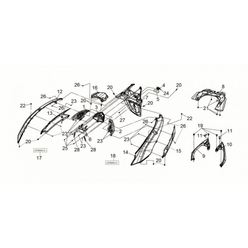 L RR. CARRIER  BK-001U