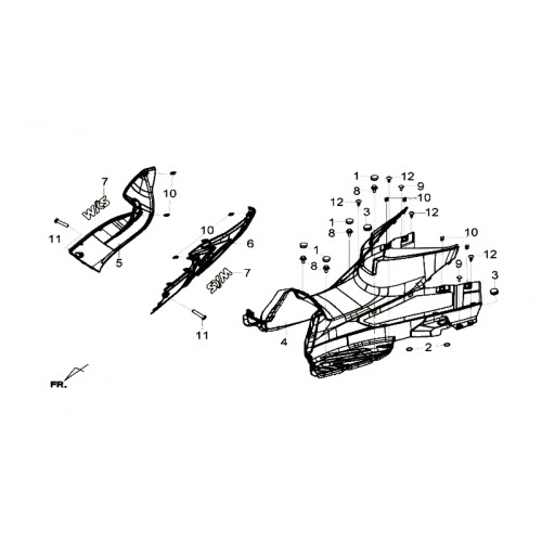 BAS DE CAISSE GAUCHE BJ-433S